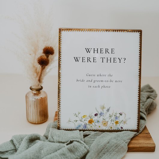 Waar waren ze spelbord? poster