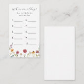 Waar waren ze? Vrijgezellenfeest game-kaart Informatiekaartje (Voorkant / Achterkant)