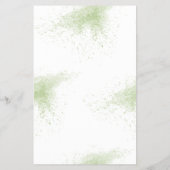 Waar waren zij Eucalyptus Bruiloftsspel Kaart (Achterkant)