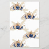 Waar was de BlueFlower Vrijgezellenfeest Game Card Flyer (Achterkant)