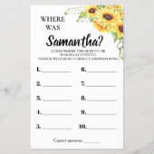 Waar was haar tweetalige spelkaart? flyer (Voorkant)