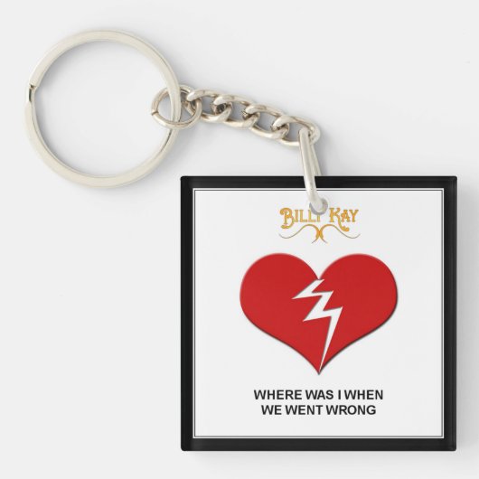 Waar was ik Sleutelhanger stijl A (voorkant)