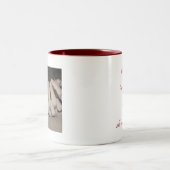 Waar was je liefdesMok? Tweekleurige Koffiemok (Center)