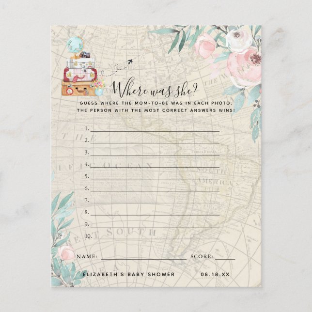 Waar was ze? | BABY SHOWER (Voorkant)