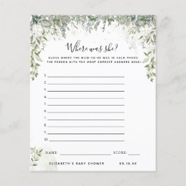 Waar was ze? | BABY SHOWER