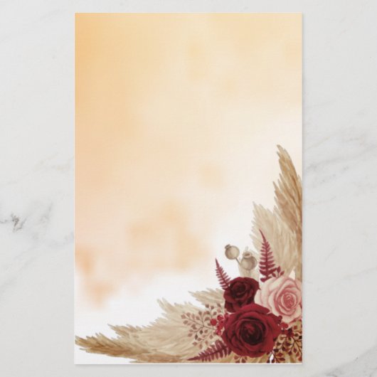 Waar was ze? Pampas Grass Game-kaart Flyer (Achterkant)