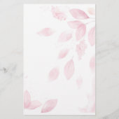 Waar was ze? - Roze lederen schoenenkaart Flyer (Achterkant)