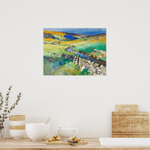 Waar water zingt - Een landschap in Yorkshire Poster