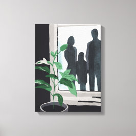 Waar we groeiden I – Familie en groei Canvas Afdruk