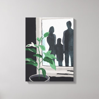 Waar we groeiden I – Familie en groei Canvas Afdruk