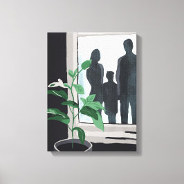 Waar we groeiden II – Familie en groei Canvas Afdruk