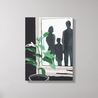 Waar we groeiden II – Familie en groei Canvas Afdruk