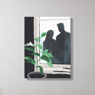 Waar we groeiden III – Familie en groei Canvas Afdruk