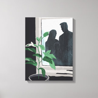 Waar we groeiden IV – Familie en groei Canvas Afdruk