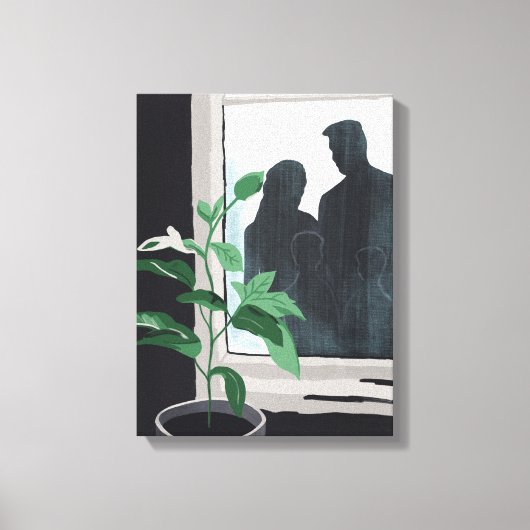Waar we groeiden IV – Familie en groei Canvas Afdruk (Voorkant)