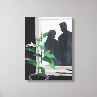 Waar we groeiden V – Familie en groei Canvas Afdruk