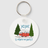 Waar we het parkeren sleutelhanger (Voorkant)