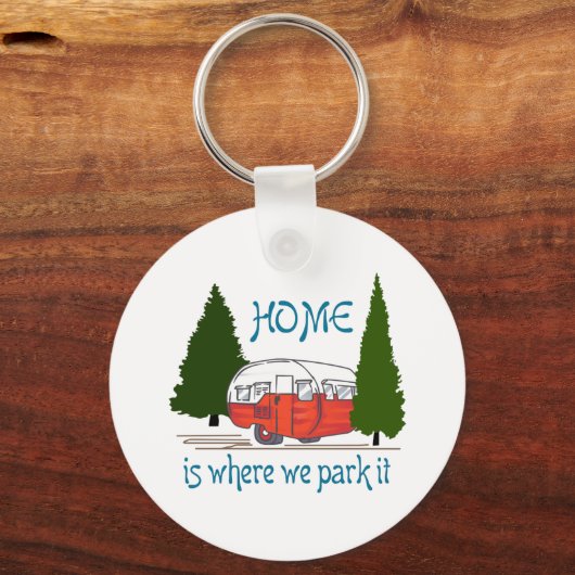 Waar we het parkeren sleutelhanger (Voorkant)