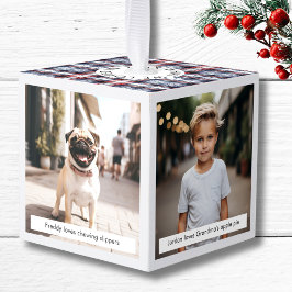 Waar we van hielden in 2023 Kerst Foto Familie Gif Decoratie