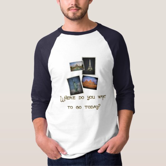 Waar wil je heen? t-shirt (Voorkant)