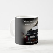 Waar woorden falen --- Koffie mok (Voorkant links)