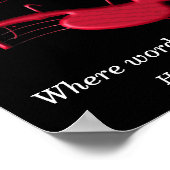 Waar woorden falen - poster afdrukken (Hoek)