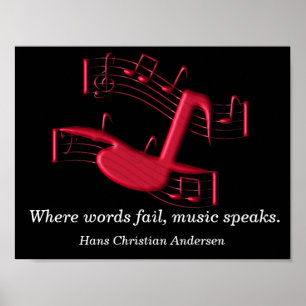 Waar woorden falen - poster afdrukken