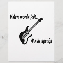 Waar woorden ontbreken, spreekt muziek