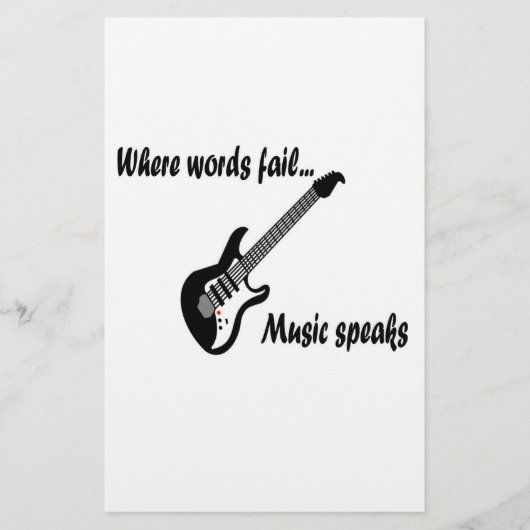 Waar woorden ontbreken, spreekt muziek (Voorkant)