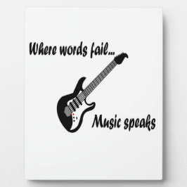 Waar woorden ontbreken, spreekt muziek fotoplaat