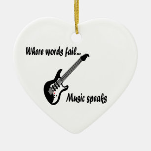 Waar woorden ontbreken, spreekt muziek keramisch ornament