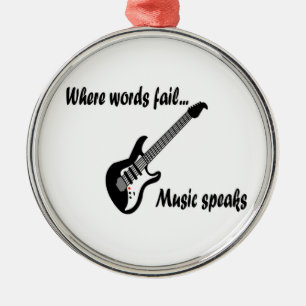 Waar woorden ontbreken, spreekt muziek metalen ornament