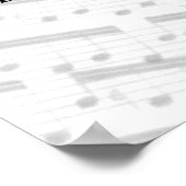 Waar woorden ontbreken, spreekt muziek Poster (Hoek)