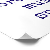 Waar woorden ontbreken, wordt muziek gesproken - m poster (Hoek)