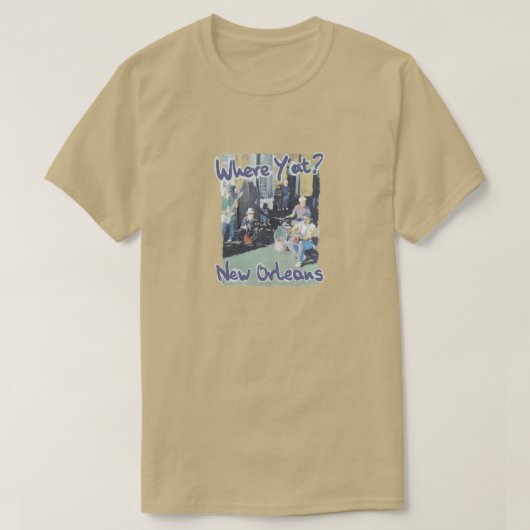 Waar Y in New Orleans T-shirt (Design voorkant)