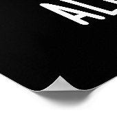 Waar Ya Bean Al Mijn Leven Grappig Legume Pun Donk Poster (Hoek)