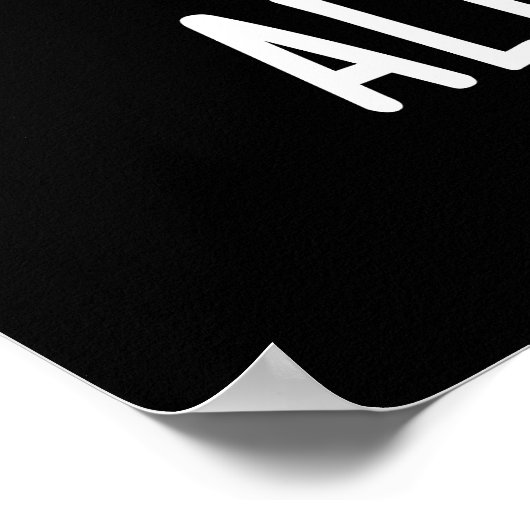 Waar Ya Bean Al Mijn Leven Grappig Legume Pun Donk Poster (Hoek)