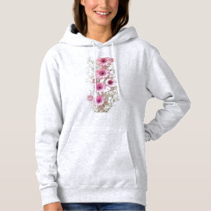 Waar zachtheid woont Een zachte bloei Roze serenad Hoodie