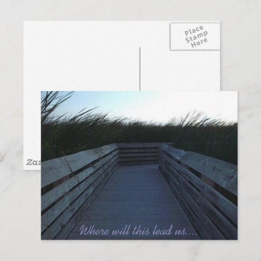 Waar zal dit ons leiden... briefkaart (Voorkant / Achterkant)