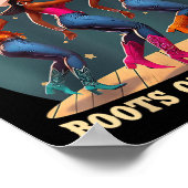 Waar ze fans bij Boots On Da Ground Black Dancing Poster (Hoek)