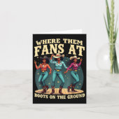 Waar ze fans zijn bij Boots on Da Ground Cowgirl L Kaart (Voorkant)