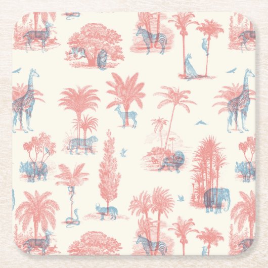 Waar ze wonen | Florent Bodart Kartonnen Onderzetters (Voorkant)