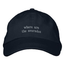 waar zijn de avocado's pet