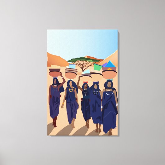 Waar zijn de baby's? canvas afdruk (Voorkant)