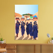 Waar zijn de baby's? canvas afdruk (Insitu (Woonkamer))