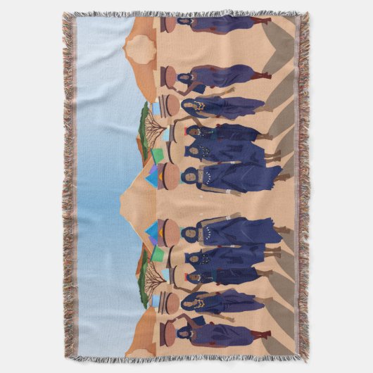 Waar zijn de baby's? deken (Voorkant Verticaal)