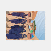 Waar zijn de baby's? fleece deken (Voorkant (Horizontaal))