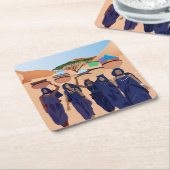 Waar zijn de baby's? kartonnen onderzetters (Schuin)