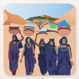 Waar zijn de baby's? kartonnen onderzetters