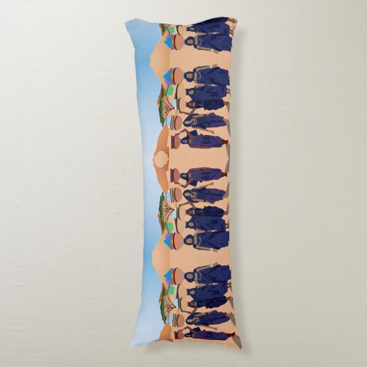 Waar zijn de baby's? lichaamskussen (Voorkant Verticaal)